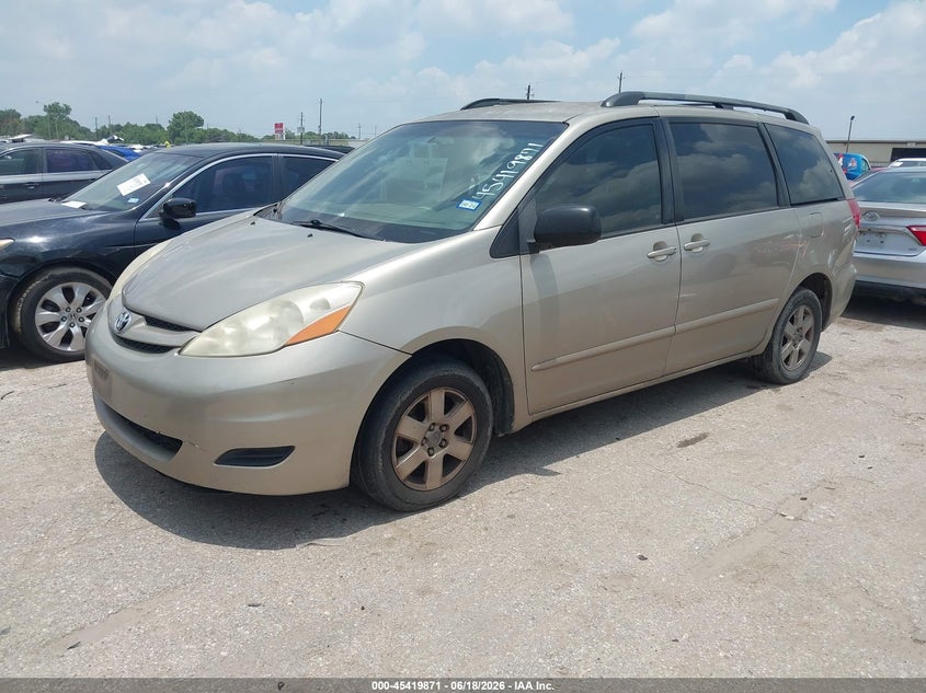 2006 Toyota Sienna VIN 5TDZA23C06S409983 IAAI salvage auction — NORMAL WEAR, Original (Texas), sold $1,250 on 2026-07-22 (photo 2)