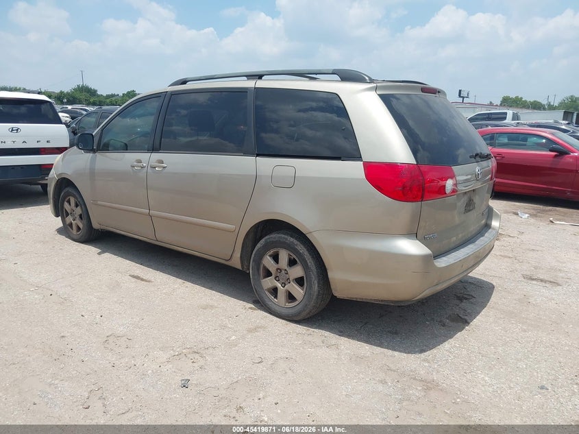 2006 Toyota Sienna VIN 5TDZA23C06S409983 IAAI salvage auction — NORMAL WEAR, Original (Texas), sold $1,250 on 2026-07-22 (photo 3)