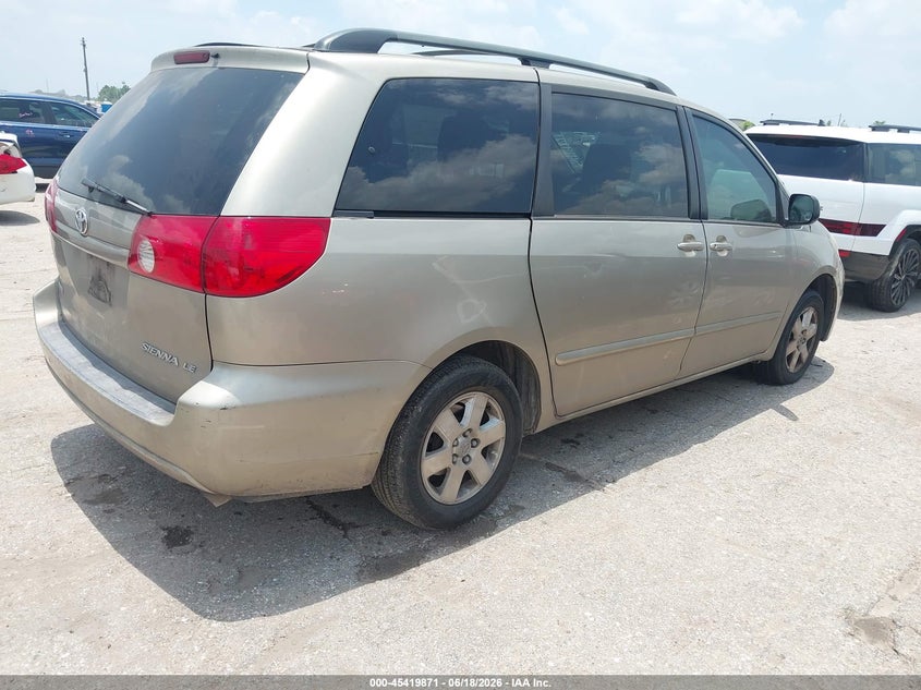 2006 Toyota Sienna VIN 5TDZA23C06S409983 IAAI salvage auction — NORMAL WEAR, Original (Texas), sold $1,250 on 2026-07-22 (photo 4)