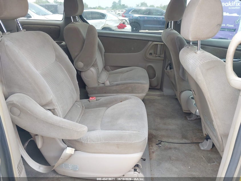 2006 Toyota Sienna VIN 5TDZA23C06S409983 IAAI salvage auction — NORMAL WEAR, Original (Texas), sold $1,250 on 2026-07-22 (photo 8)