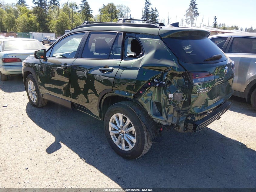 2026 Toyota Corolla cross VIN 7MUCAABG7TV157008 IAAI salvage auction — LEFT REAR, Salvage Title, sold $11,650 on 2026-07-15 (photo 3)