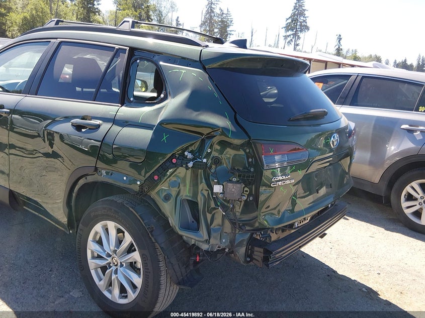 2026 Toyota Corolla cross VIN 7MUCAABG7TV157008 IAAI salvage auction — LEFT REAR, Salvage Title, sold $11,650 on 2026-07-15 (photo 6)