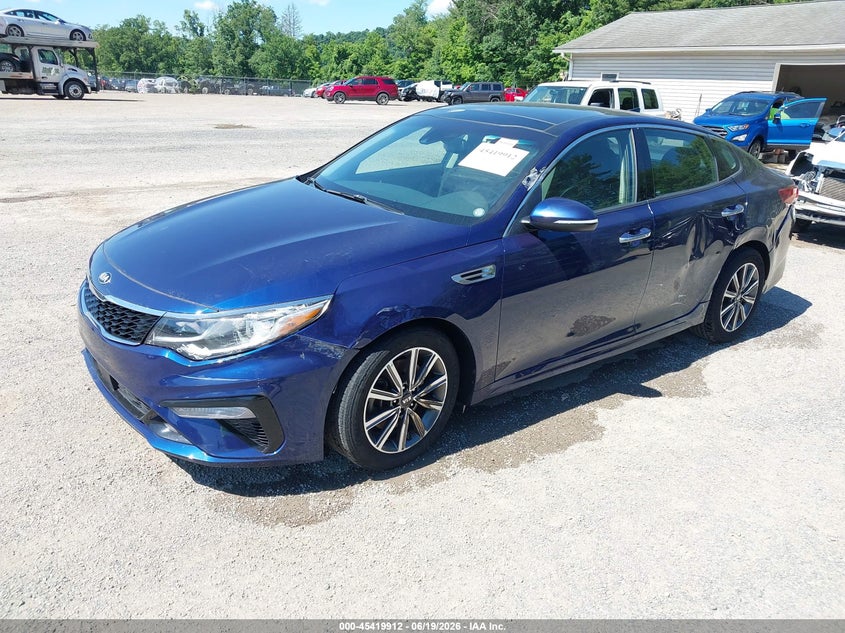 2019 Kia Optima VIN 5XXGU4L12KG321750 IAAI salvage auction — LEFT SIDE, Salvage (Ohio), sold $3,050 on 2026-07-06 (photo 2)
