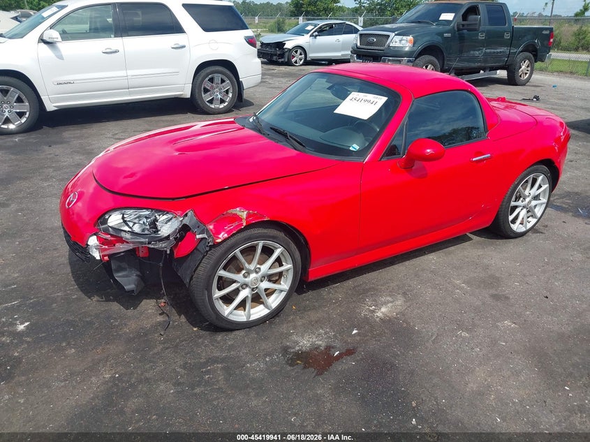 2011 Mazda Mx-5 miata VIN JM1NC2PF5B0216402 IAAI salvage auction — LEFT FRONT, Rebuildable (Florida), sold $2,700 on 2026-07-14 (photo 2)