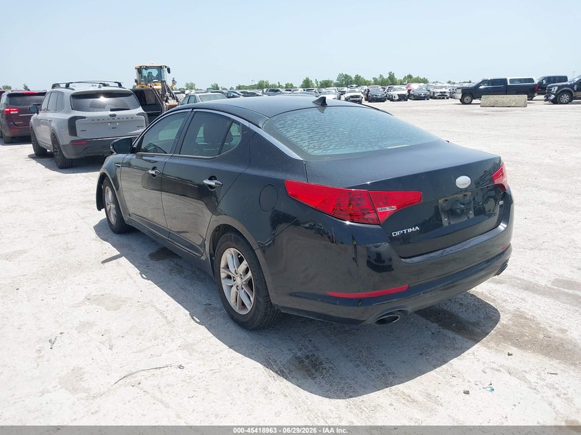 2013 Kia Optima VIN 5XXGM4A74DG186989 IAAI salvage auction — SIDE, Salvage (Texas), sold $675 on 2026-07-22 (photo 3)