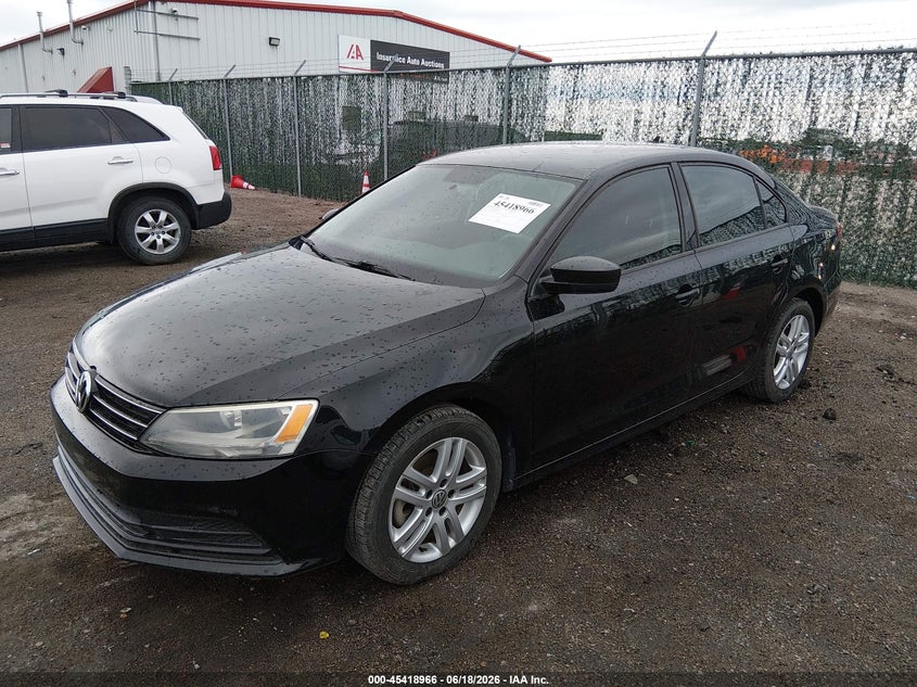 2015 Volkswagen Jetta VIN 3VWLA7AJ0FM328323 IAAI salvage auction — NORMAL WEAR, Clear (Kansas), sold $1,050 on 2026-07-10 (photo 2)