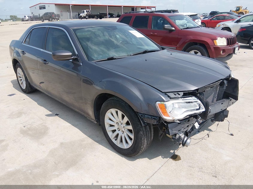 2013 Chrysler 300 VIN 2C3CCAAG3DH658942 IAAI salvage auction — REPOSSESSION, Nrc Lienholder Repossession Paperwork (Texas), sold $1,150 on 2026-07-10 (photo 1)