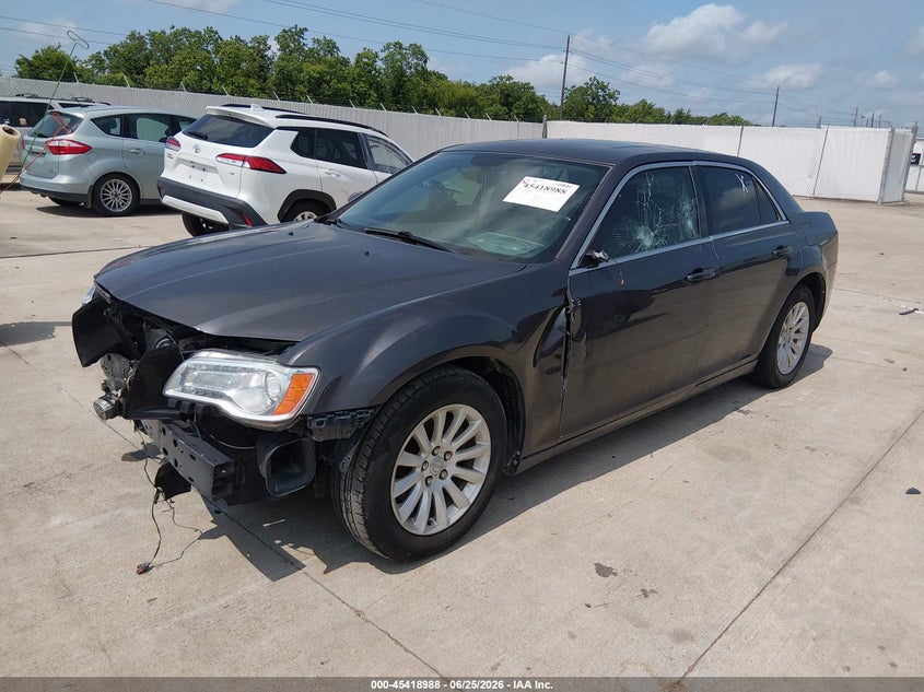 2013 Chrysler 300 VIN 2C3CCAAG3DH658942 IAAI salvage auction — REPOSSESSION, Nrc Lienholder Repossession Paperwork (Texas), sold $1,150 on 2026-07-10 (photo 2)