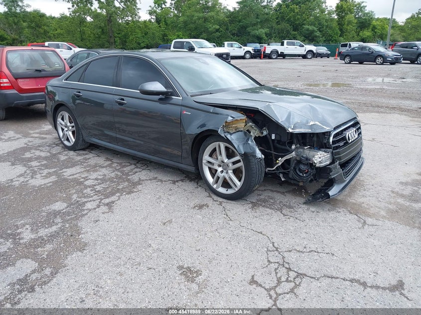2015 Audi A6 VIN WAUHGAFCXFN023235 IAAI salvage auction — RIGHT FRONT, Salvage (Idaho), sold $1,575 on 2026-07-06 (photo 1)