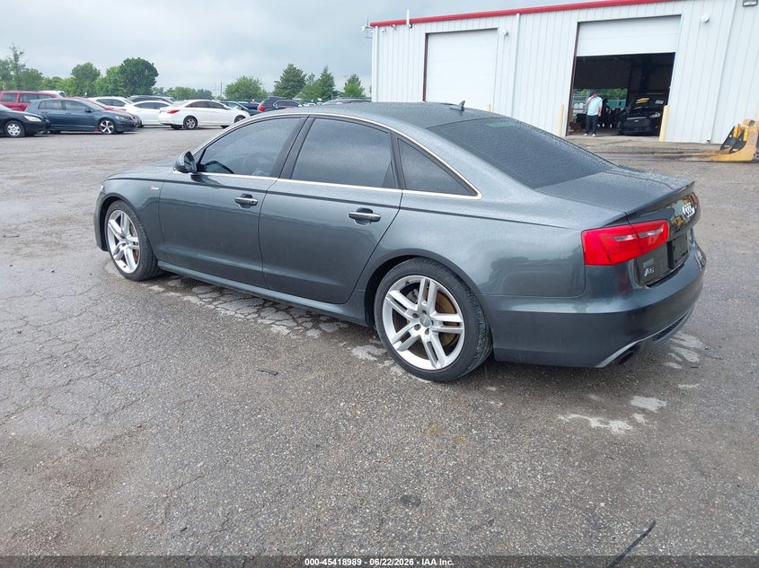 2015 Audi A6 VIN WAUHGAFCXFN023235 IAAI salvage auction — RIGHT FRONT, Salvage (Idaho), sold $1,575 on 2026-07-06 (photo 3)