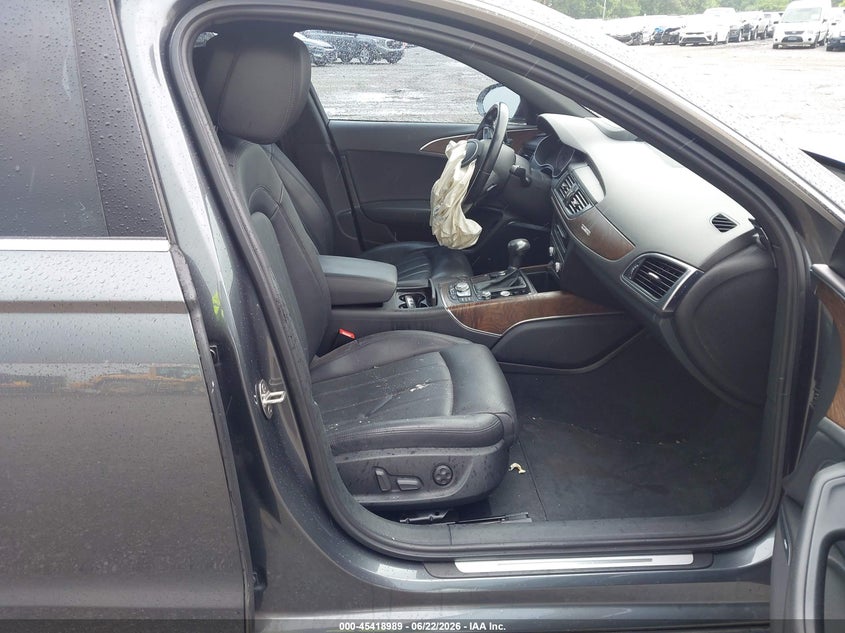 2015 Audi A6 VIN WAUHGAFCXFN023235 IAAI salvage auction — RIGHT FRONT, Salvage (Idaho), sold $1,575 on 2026-07-06 (photo 5)