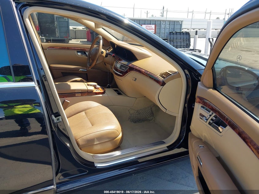 2008 Mercedes-benz S class VIN WDDNG71X98A219282 IAAI salvage auction — FRONT END, Clear - Dealer Only (California), sold $1,000 on 2026-07-15 (photo 5)