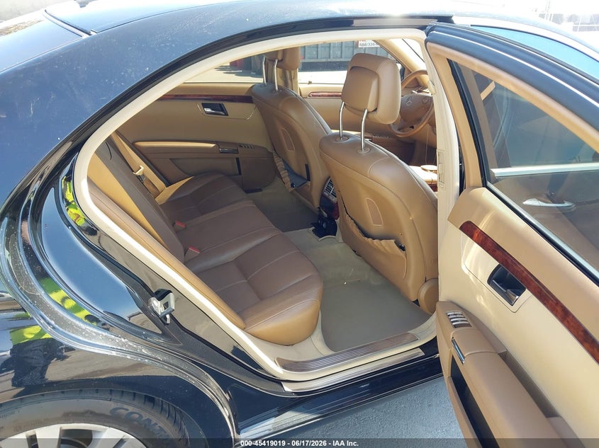 2008 Mercedes-benz S class VIN WDDNG71X98A219282 IAAI salvage auction — FRONT END, Clear - Dealer Only (California), sold $1,000 on 2026-07-15 (photo 8)