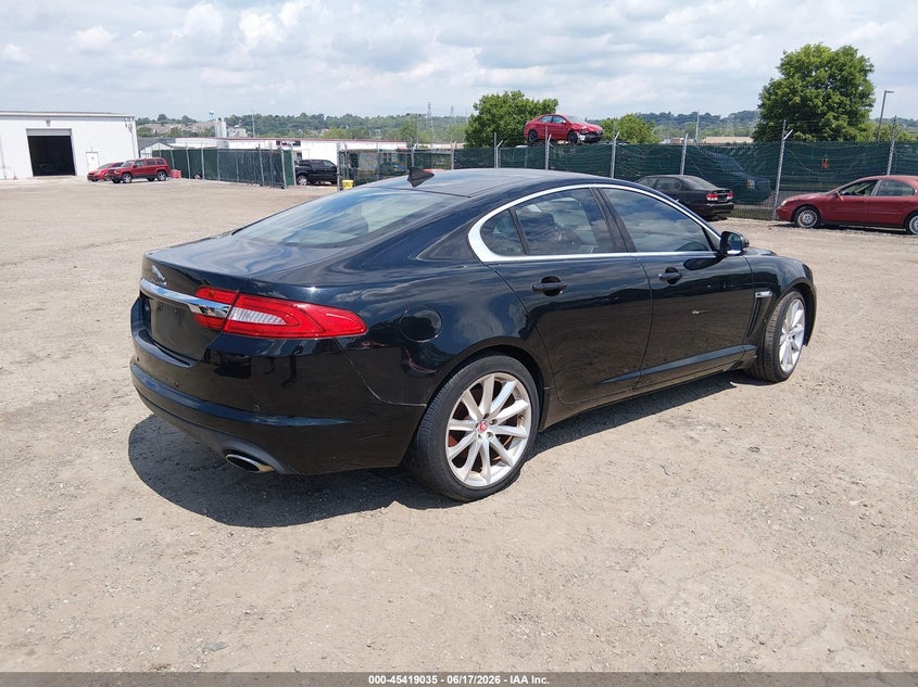 2014 Jaguar Xf VIN SAJWA0ES2EPU20781 IAAI salvage auction — NORMAL WEAR, Salvage (Texas), sold $1,275 on 2026-07-24 (photo 4)
