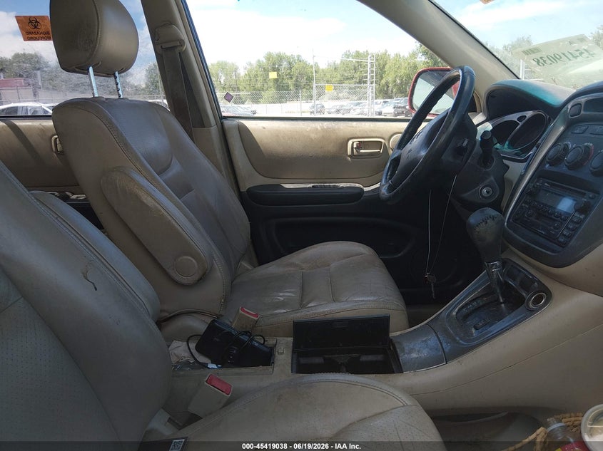 2002 Toyota Highlander VIN JTEHF21A920042380 IAAI salvage auction — NORMAL WEAR, Clear (Montana), sold $25 on 2026-07-08 (photo 5)