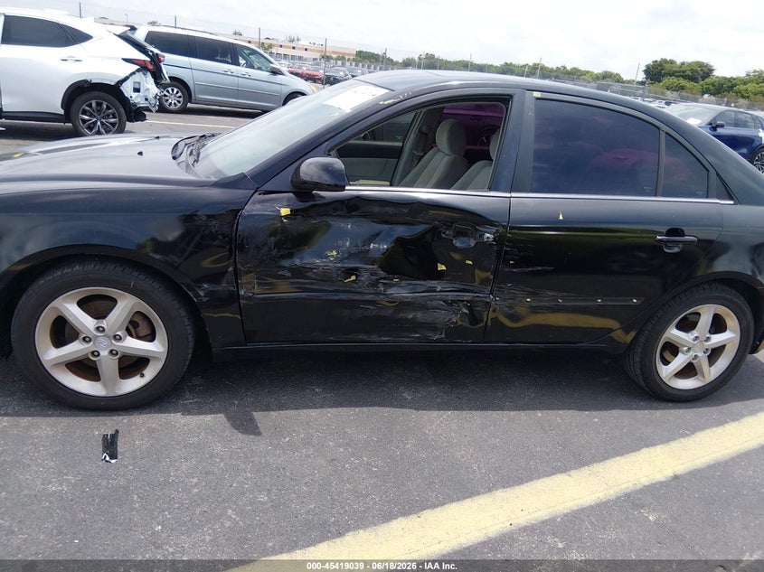 2007 Hyundai Sonata VIN 5NPEU46F77H179096 IAAI salvage auction — LEFT SIDE, Rebuildable (Florida), sold $375 on 2026-07-16 (photo 6)