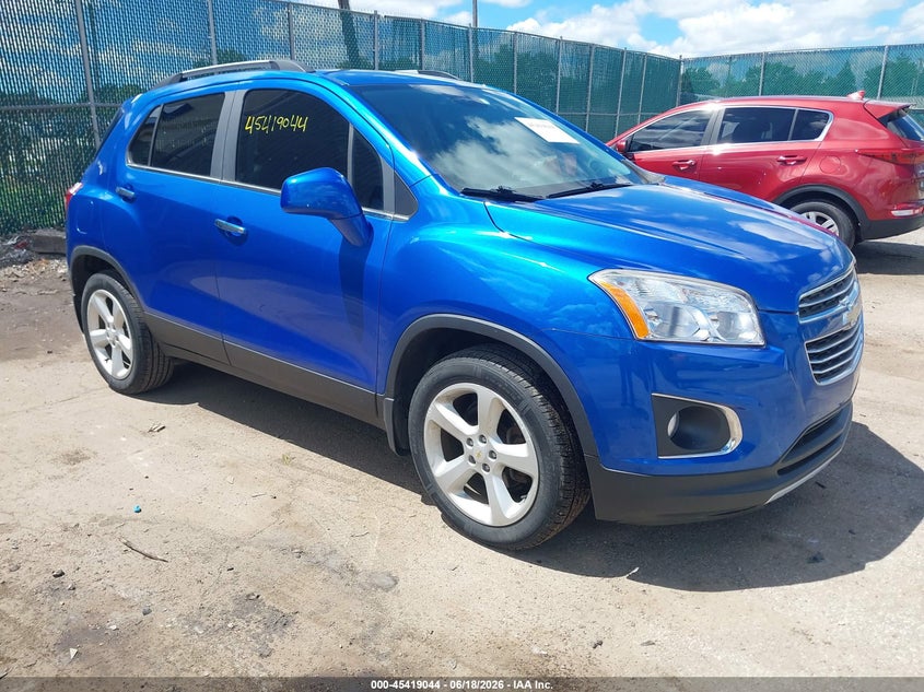 2016 Chevrolet Trax VIN KL7CJRSB7GB695070 IAAI salvage auction — REAR END, Salvage (Indiana), sold $1,750 on 2026-07-09 (photo 1)