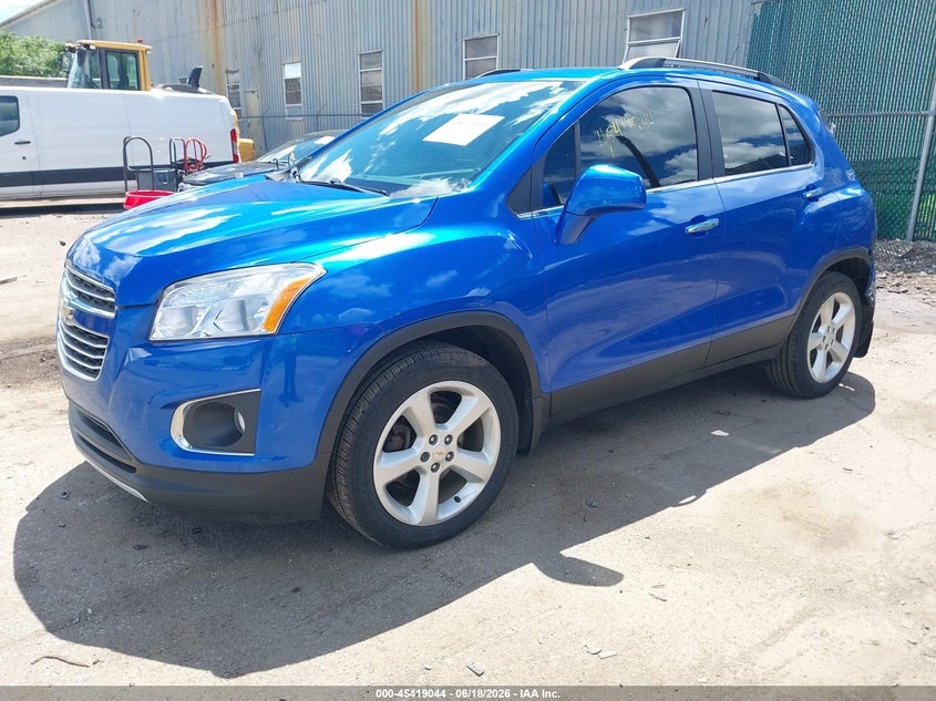 2016 Chevrolet Trax VIN KL7CJRSB7GB695070 IAAI salvage auction — REAR END, Salvage (Indiana), sold $1,750 on 2026-07-09 (photo 2)