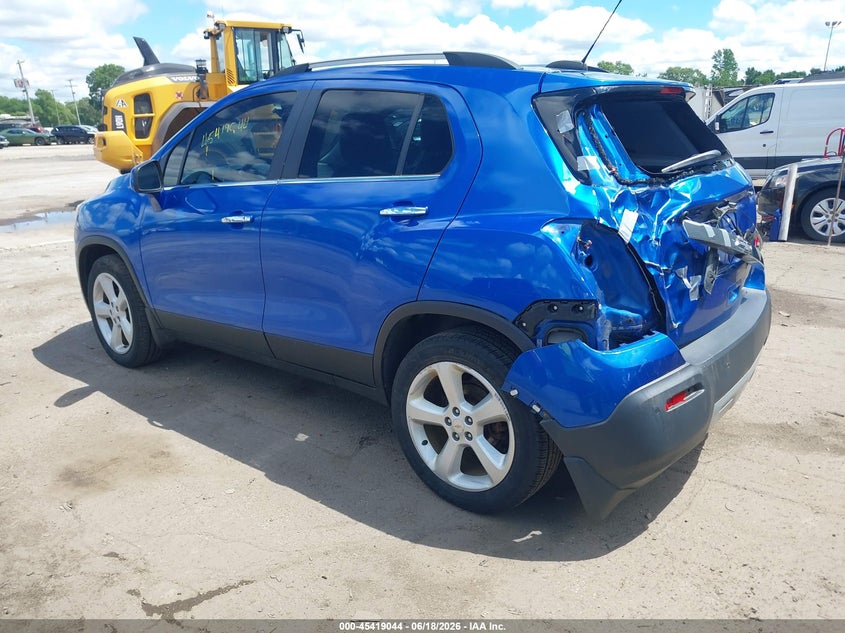 2016 Chevrolet Trax VIN KL7CJRSB7GB695070 IAAI salvage auction — REAR END, Salvage (Indiana), sold $1,750 on 2026-07-09 (photo 3)