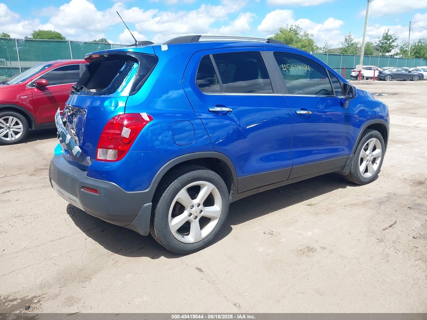 2016 Chevrolet Trax VIN KL7CJRSB7GB695070 IAAI salvage auction — REAR END, Salvage (Indiana), sold $1,750 on 2026-07-09 (photo 4)