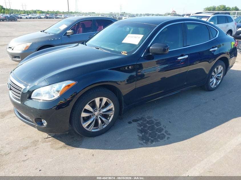 2012 Infiniti M VIN JN1BY1AR9CM396109 IAAI salvage auction — RIGHT REAR, Salvage (Tennessee), sold $1,750 on 2026-07-14 (photo 2)
