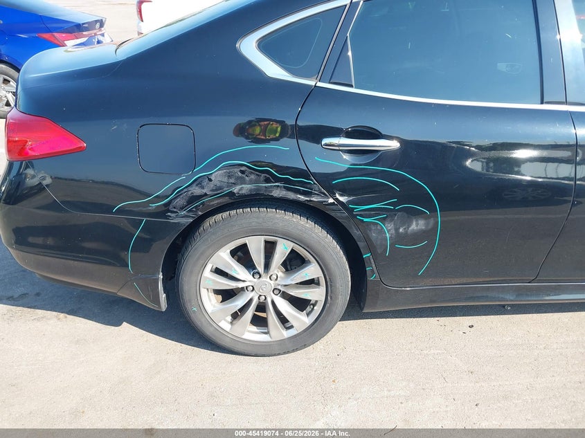 2012 Infiniti M VIN JN1BY1AR9CM396109 IAAI salvage auction — RIGHT REAR, Salvage (Tennessee), sold $1,750 on 2026-07-14 (photo 6)