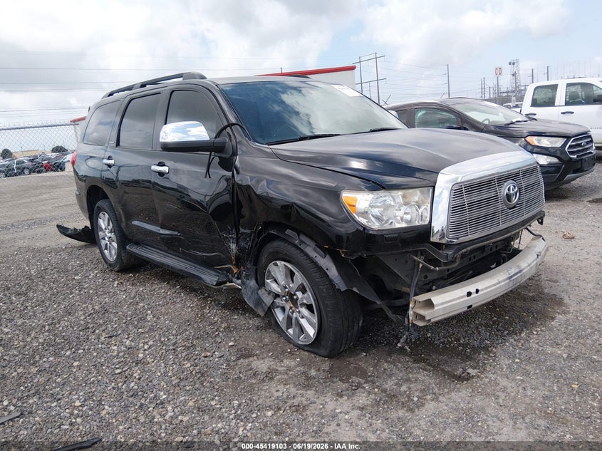 2011 Toyota Sequoia VIN 5TDKY5G14BS036321 IAAI salvage auction — RIGHT FRONT, Salvage (Louisiana), sold $2,850 on 2026-07-29 (photo 1)