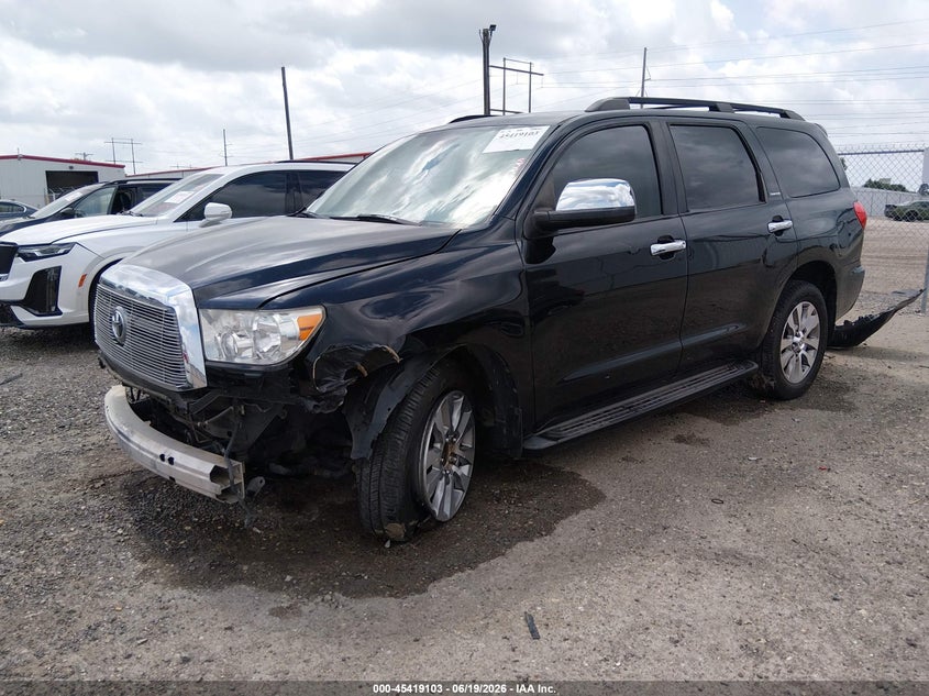 2011 Toyota Sequoia VIN 5TDKY5G14BS036321 IAAI salvage auction — RIGHT FRONT, Salvage (Louisiana), sold $2,850 on 2026-07-29 (photo 2)