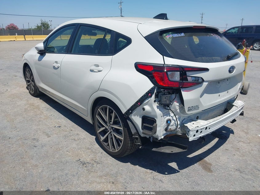 2025 Subaru Impreza VIN JF1GUAFC6S8265526 IAAI salvage auction — REAR END, Mv-907A (New York), sold $8,100 on 2026-07-16 (photo 3)