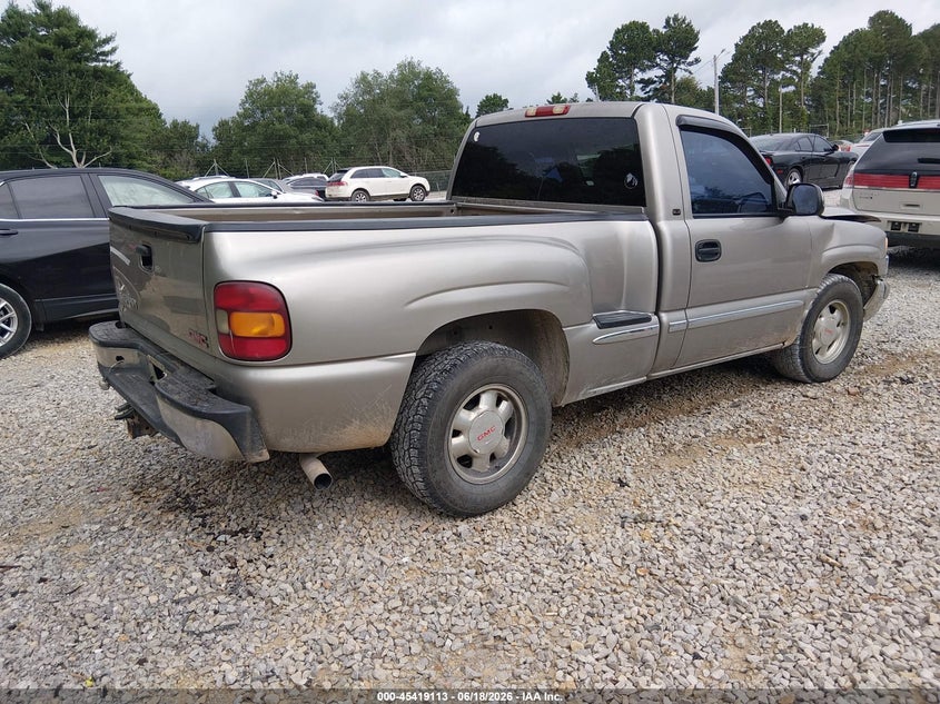 2002 Gmc Sierra 1500 VIN 1GTEC14T02Z124033 IAAI salvage auction — FRONT END, Salvage (Tennessee), sold $500 on 2026-07-31 (photo 4)