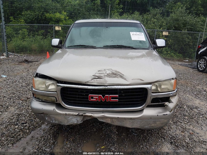 2002 Gmc Sierra 1500 VIN 1GTEC14T02Z124033 IAAI salvage auction — FRONT END, Salvage (Tennessee), sold $500 on 2026-07-31 (photo 6)