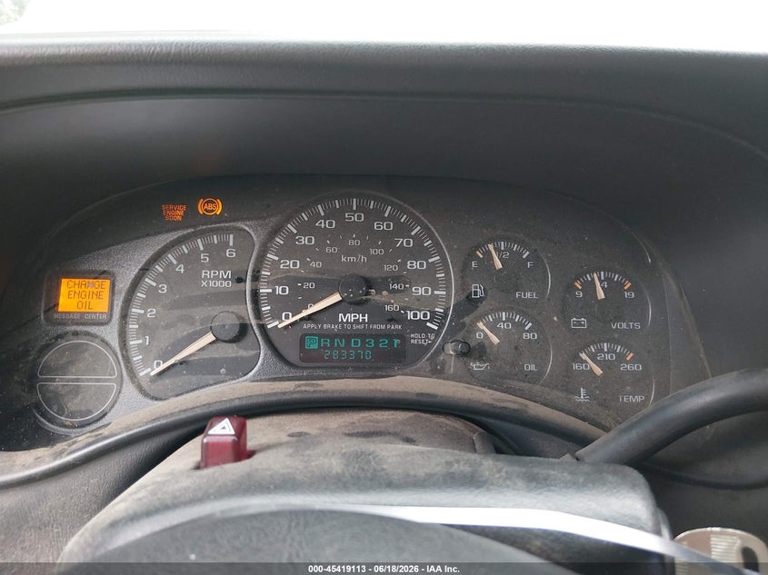 2002 Gmc Sierra 1500 VIN 1GTEC14T02Z124033 IAAI salvage auction — FRONT END, Salvage (Tennessee), sold $500 on 2026-07-31 (photo 7)