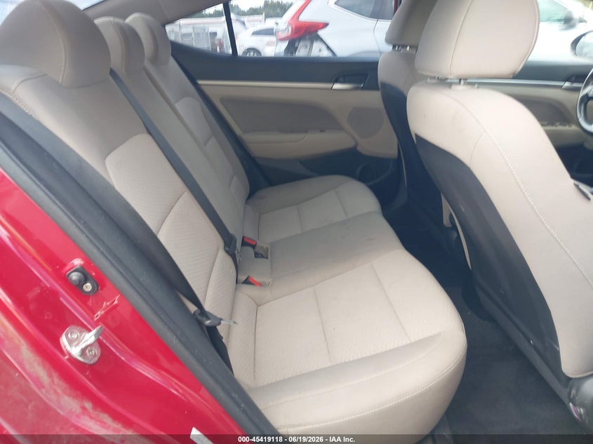 2019 Hyundai Elantra VIN KMHD84LF9KU806606 IAAI salvage auction — FRONT END, Salvage (North Carolina), sold $3,150 on 2026-07-29 (photo 8)