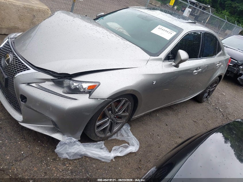 2015 Lexus Is VIN JTHCF1D20F5029697 IAAI salvage auction — FRONT END, Clear (Massachusetts), sold $1,750 on 2026-07-14 (photo 2)