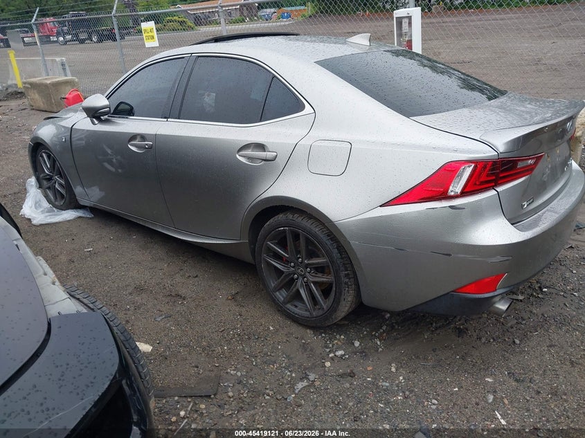 2015 Lexus Is VIN JTHCF1D20F5029697 IAAI salvage auction — FRONT END, Clear (Massachusetts), sold $1,750 on 2026-07-14 (photo 3)