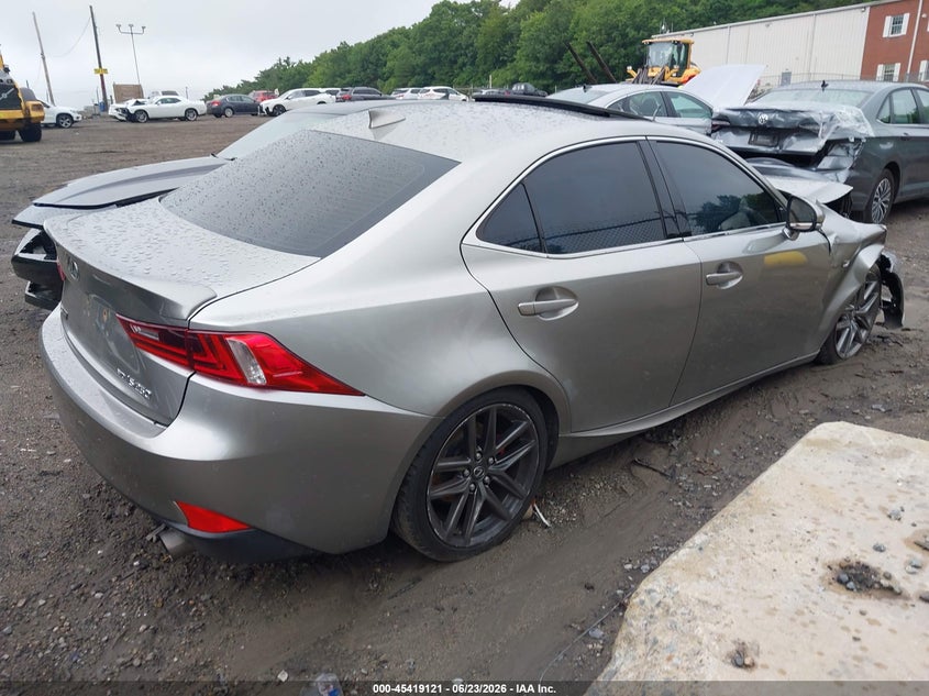 2015 Lexus Is VIN JTHCF1D20F5029697 IAAI salvage auction — FRONT END, Clear (Massachusetts), sold $1,750 on 2026-07-14 (photo 4)