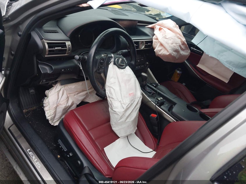 2015 Lexus Is VIN JTHCF1D20F5029697 IAAI salvage auction — FRONT END, Clear (Massachusetts), sold $1,750 on 2026-07-14 (photo 5)