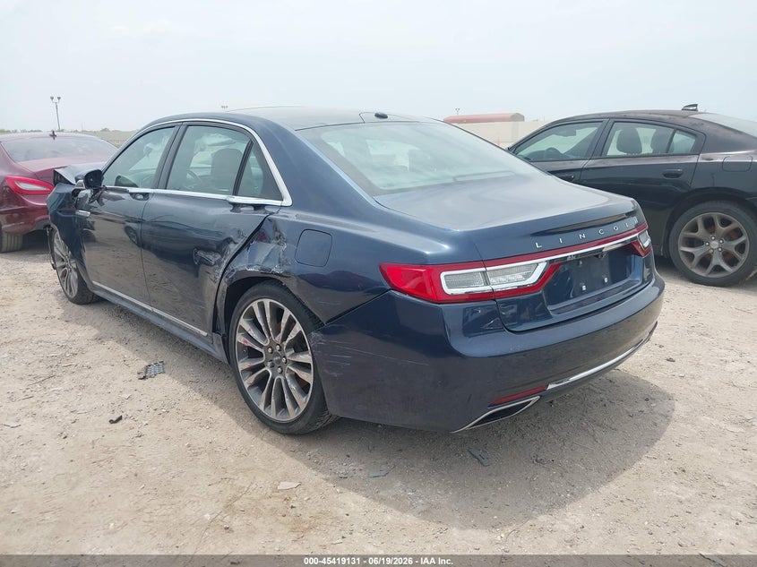 2017 Lincoln Continental VIN 1LN6L9NP8H5616793 IAAI salvage auction — FRONT END, Salvage (Texas), sold $1,200 on 2026-07-12 (photo 3)