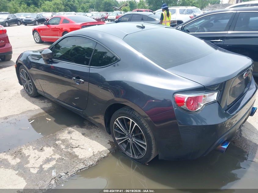 2014 Subaru Brz VIN JF1ZCAB1XE9605291 IAAI salvage auction — THEFT, Salvage (Kansas), sold $4,150 on 2026-07-31 (photo 3)