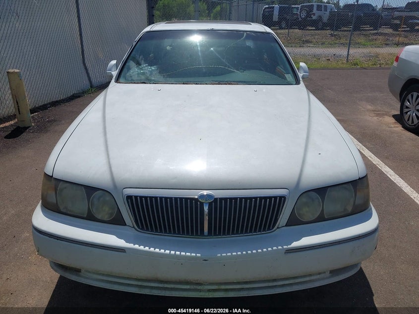 2000 Infiniti Q45 VIN JNKBY31A9YM302786 IAAI salvage auction — RIGHT FRONT, Clear (Mississippi), sold $375 on 2026-07-30 (photo 6)
