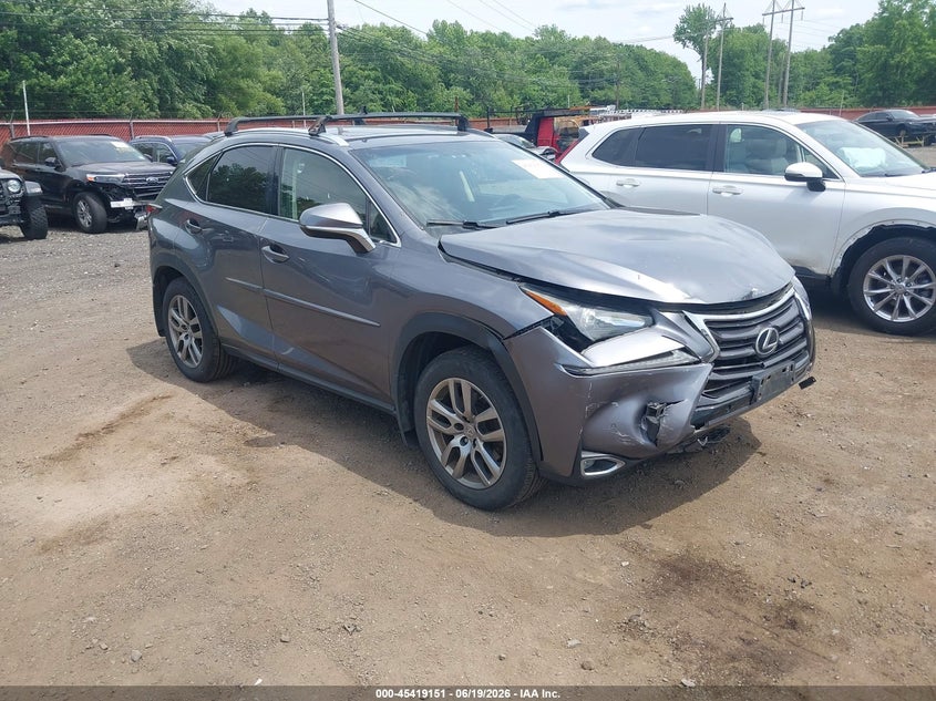 2015 Lexus Nx VIN JTJBARBZ1F2008141 IAAI salvage auction — FRONT END, Salvage (Idaho), sold $6,550 on 2026-07-08 (photo 1)