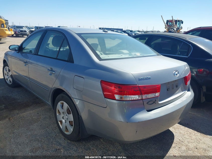 2007 Hyundai Sonata VIN 5NPET46C27H262413 IAAI salvage auction — NORMAL WEAR, Clear (California), sold $175 on 2026-07-21 (photo 3)