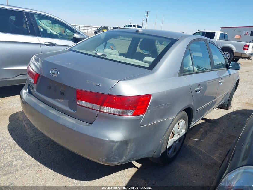 2007 Hyundai Sonata VIN 5NPET46C27H262413 IAAI salvage auction — NORMAL WEAR, Clear (California), sold $175 on 2026-07-21 (photo 4)