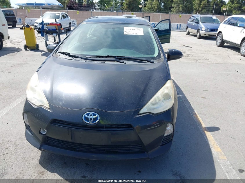 2013 Toyota Prius c VIN JTDKDTB34D1050390 IAAI salvage auction — NORMAL WEAR, Clear - Dealer Only (California), sold $1,125 on 2026-07-13 (photo 6)