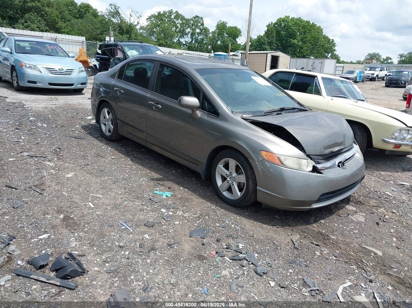 2008 Honda Civic VIN 1HGFA16948L026535 IAAI salvage auction — LEFT FRONT, Salvage (Georgia), sold $675 on 2026-07-26 (photo 1)