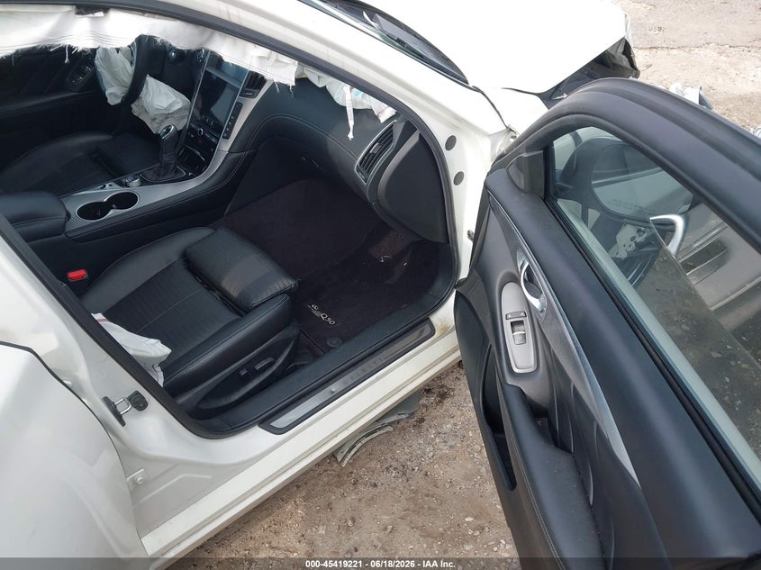 2019 Infiniti Q50 VIN JN1EV7AR4KM592028 IAAI salvage auction — RIGHT FRONT, Salvage (Texas), sold $1,325 on 2026-07-15 (photo 5)