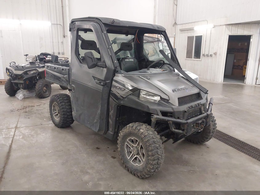 2018 Polaris Ranger VIN 4XARTE872J8234227 IAAI salvage auction — ROLLOVER, Wait Title, sold $825 on 2026-08-20 (photo 1)