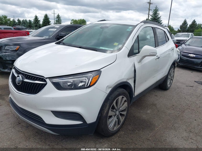 2019 Buick Encore VIN KL4CJASB1KB790957 IAAI salvage auction — REAR END, Clear (Michigan), sold $1,900 on 2026-09-07 (photo 2)