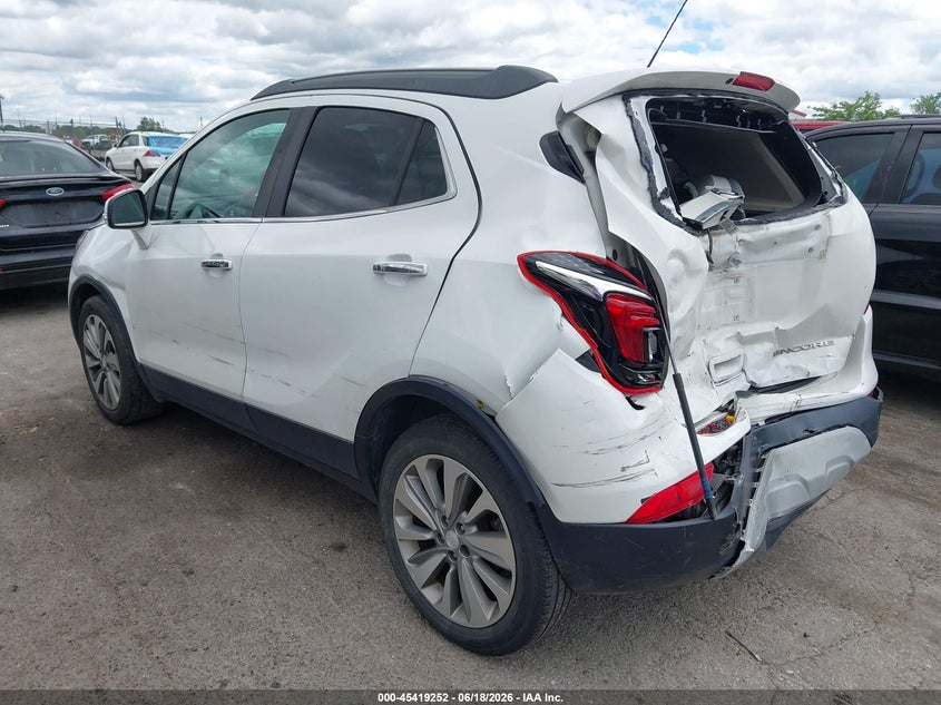 2019 Buick Encore VIN KL4CJASB1KB790957 IAAI salvage auction — REAR END, Clear (Michigan), sold $1,900 on 2026-09-07 (photo 3)