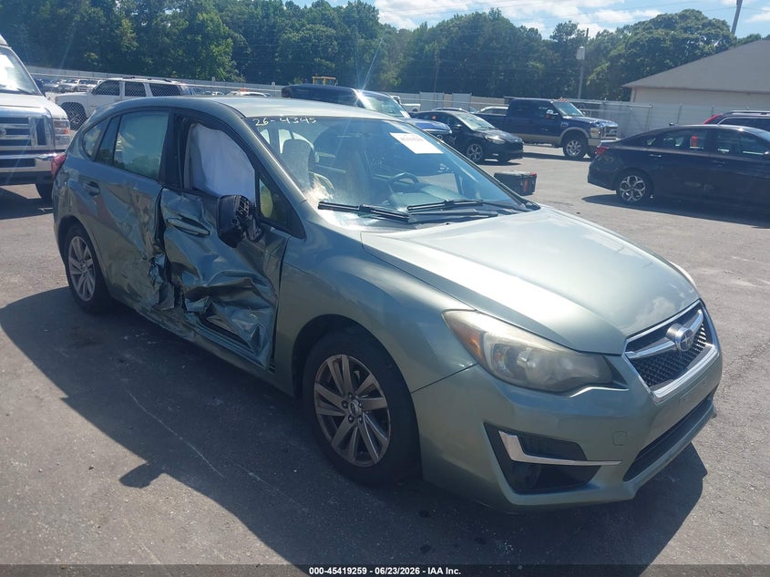 2015 Subaru Impreza VIN JF1GPAC65FH242587 IAAI salvage auction — RIGHT SIDE, Salvage (Georgia), sold $275 on 2026-07-29 (photo 1)